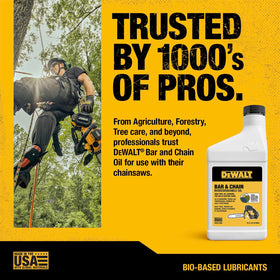 DEWALT made-in-USA quality oil highlighted for durability