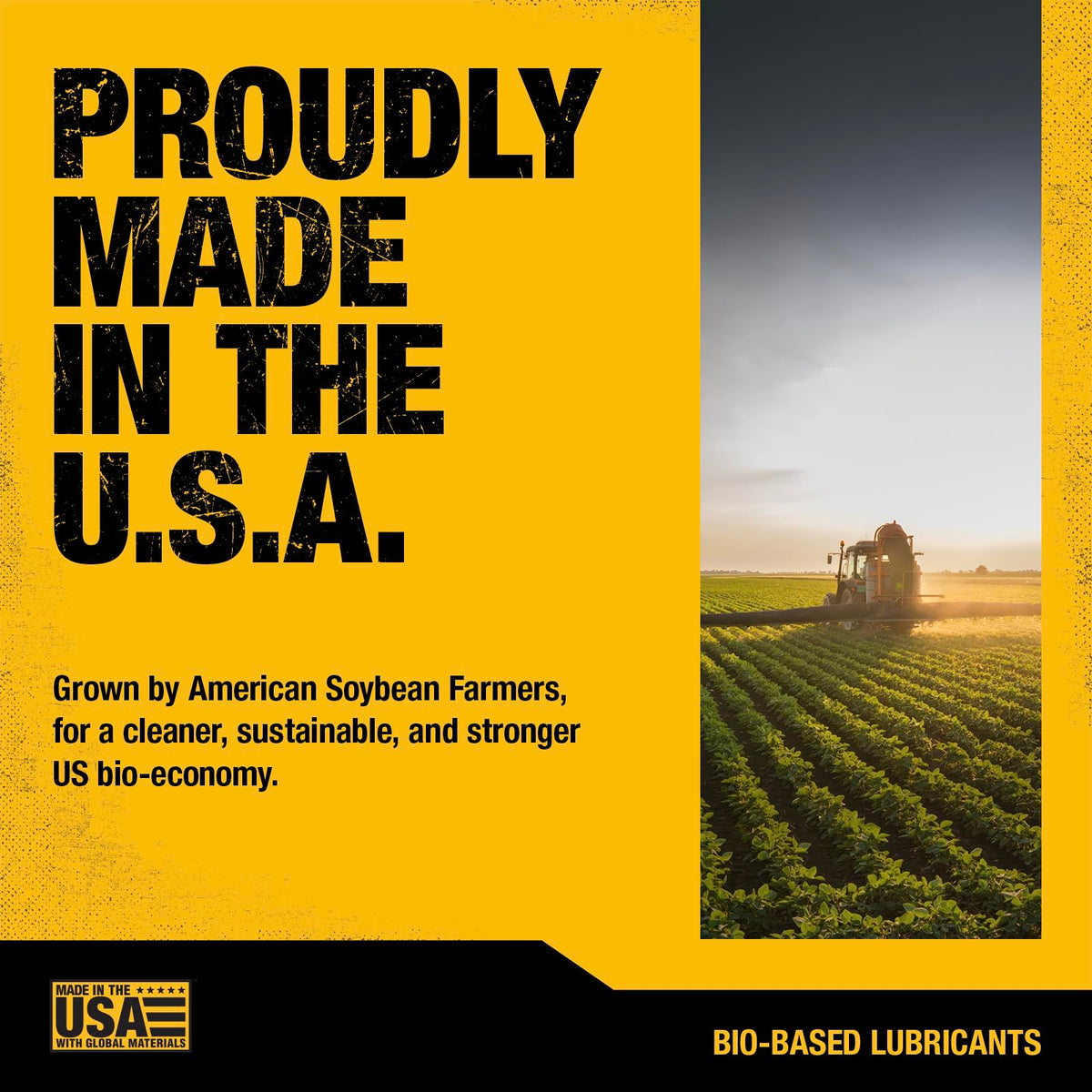 DEWALT soy-based oil emphasizes environmentally friendly lubrication