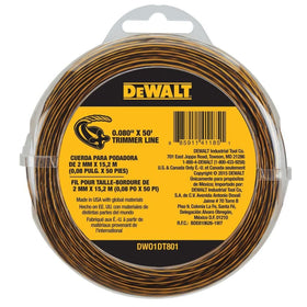 DEWALT line in yard use delivering precise edging and clean cuts