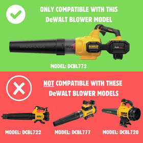 Dewalt wall mount mounted on wall for quick access during work.
