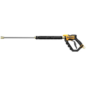 DEWALT PRS WTR 2100PSI quick-connect fittings enable fast nozzle changes.