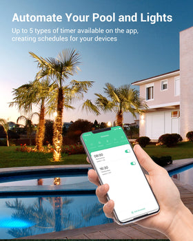 DEWENWILS heavy-duty 40A timer for pool pumps and heaters