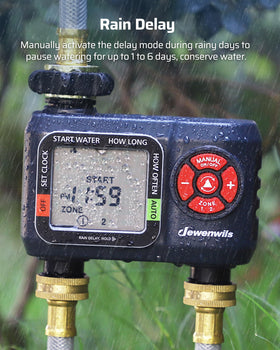 DEWENWILS leak-proof outdoor tap connector prevents leaks.