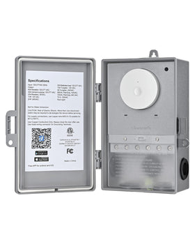 DEWENWILS WiFi pool timer front panel for easy installation and remote control