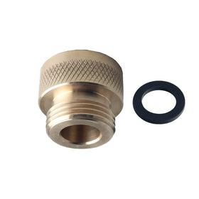 DEWHEL SM01-125 in-use on spigot demonstrates easy conversion to garden hose.