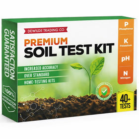 Dewilde Premium Soil Test Kit packaging for quick garden planning.