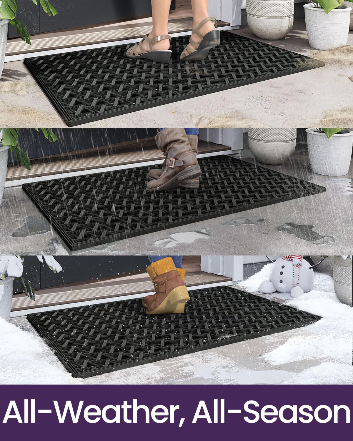 DEXI waterproof surface resists rain and dries quickly for a fresh welcome.