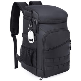 DEYACE Cooler Backpack front view for outdoor trips and durable transport.