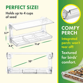 DF OMER removable tray for easy cleaning and sanitizing.