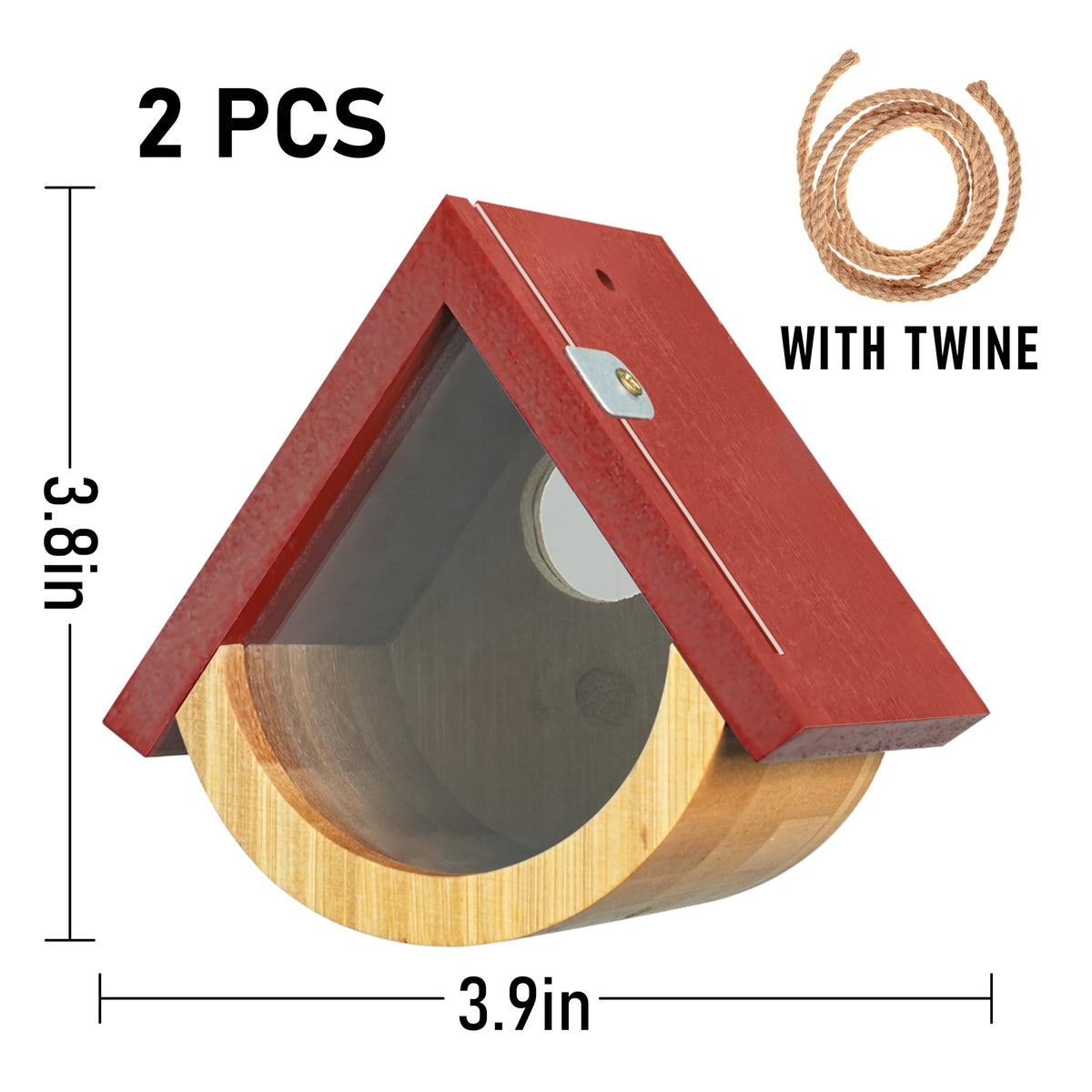 DFANG hummingbird house window view lets you watch nesting from indoors.