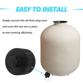Easy hand-tighten design with optional wrench for quick replacement