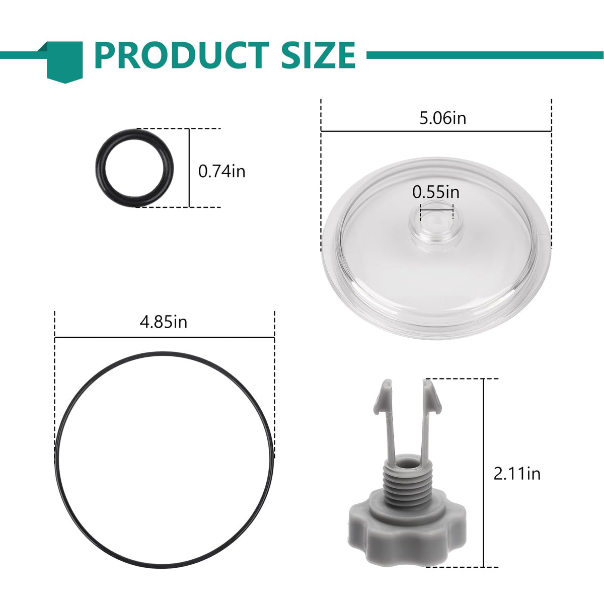 DFD pool leaf trap cover lid assembly ensures a secure replacement.