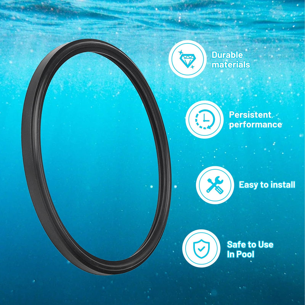 DFD SP0580 series gasket fit ensuring a tight seal around the light lens