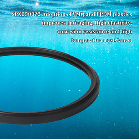 DFD VMQ/EPDM materials for elasticity and durability in pool gaskets