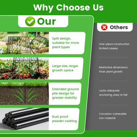 DFJFIFF animal-deterrent cloche supports garden beds from rabbits and birds.