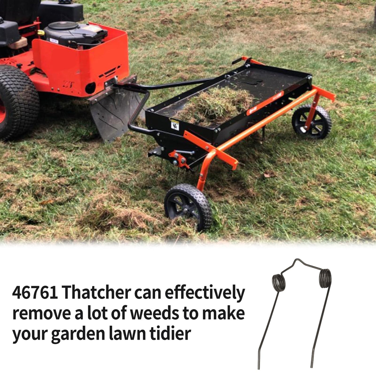 DFNIDY agrifab-compatible dethatcher tines fit universal lawn tools.