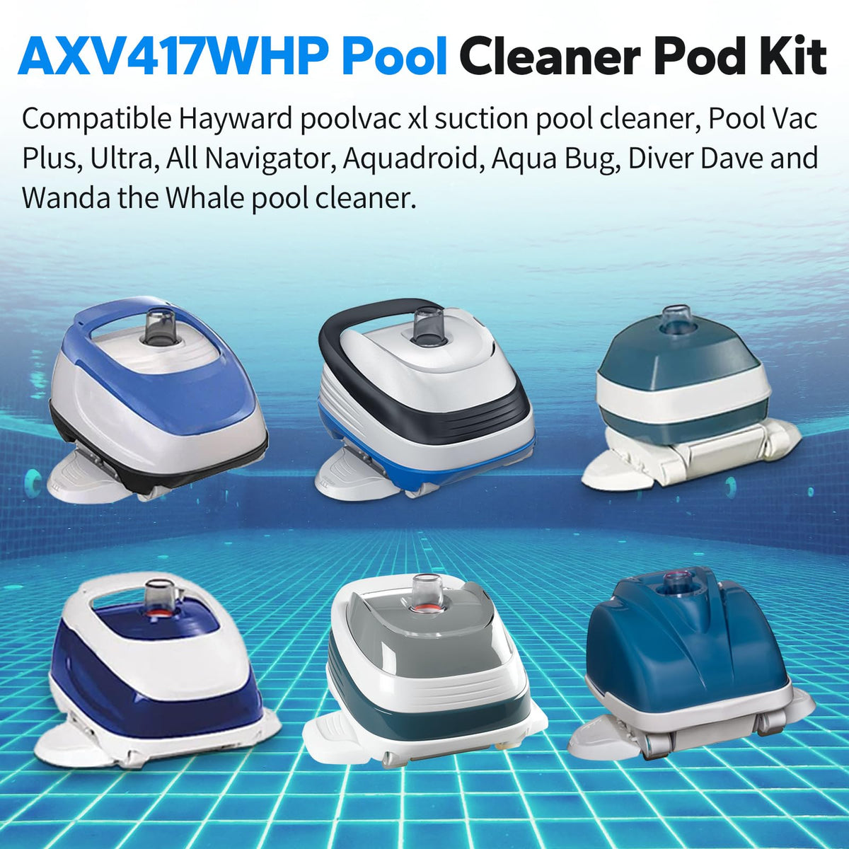 Dfnidy AXV621DAT a frame kit improves turbine stability for Hayward cleaners