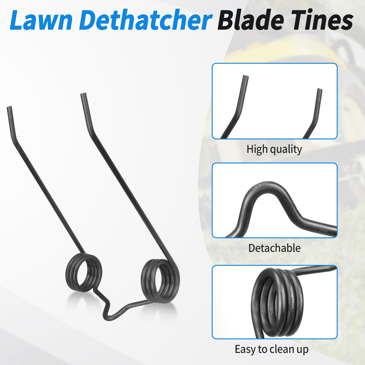 Dfnidy replacement tines easy screw-secure installation