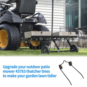 Dfnidy dethatcher tines enhancing lawn thatch removal