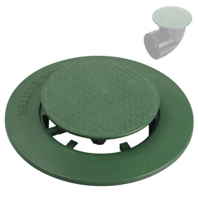 Dfnidy 4-inch drain emitter with smooth round flange for yard drainage