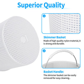 DFNIDY quick-install skimmer basket for simple pool maintenance
