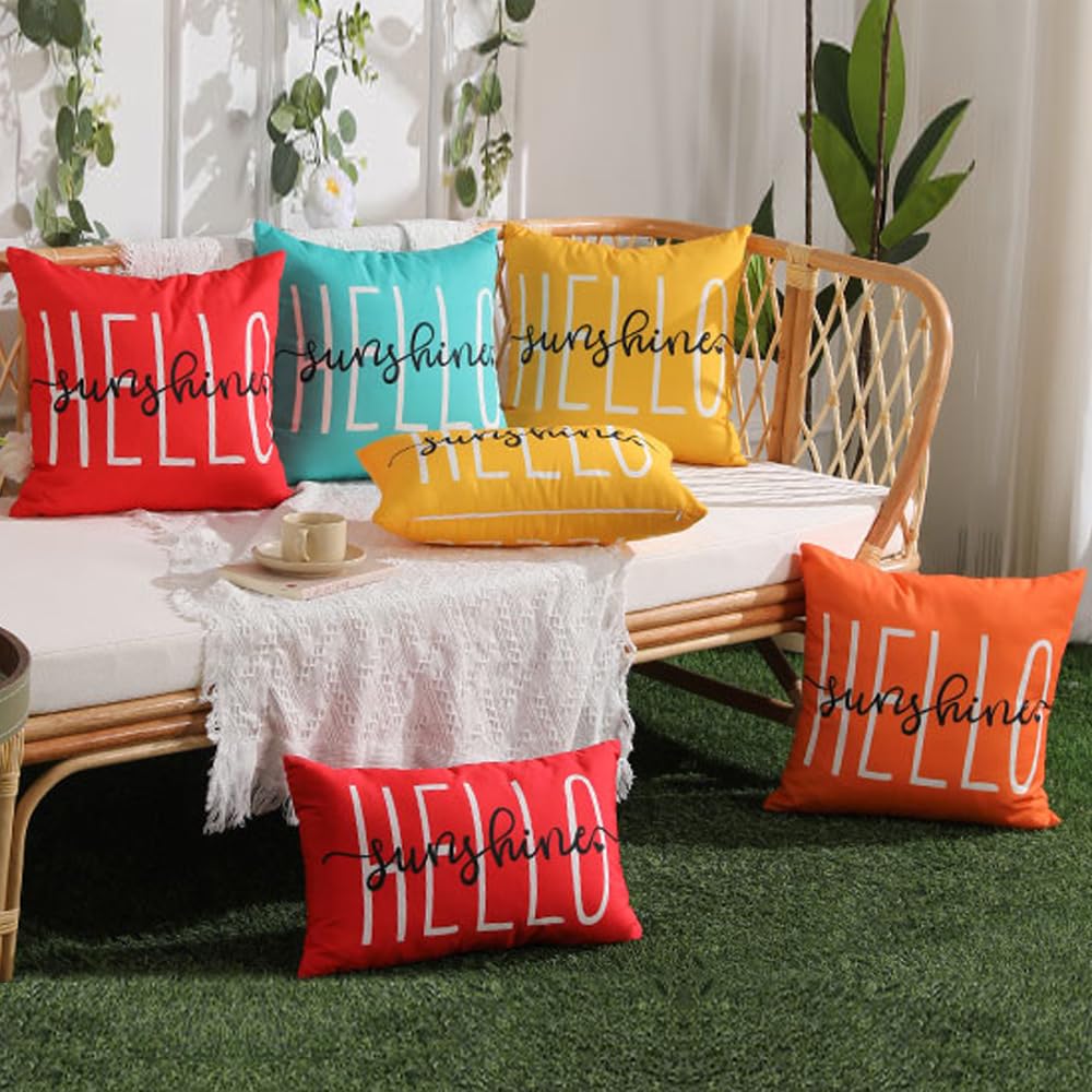 DFXSZ easy-care pillow cover 18x18; machine washable for outdoors.