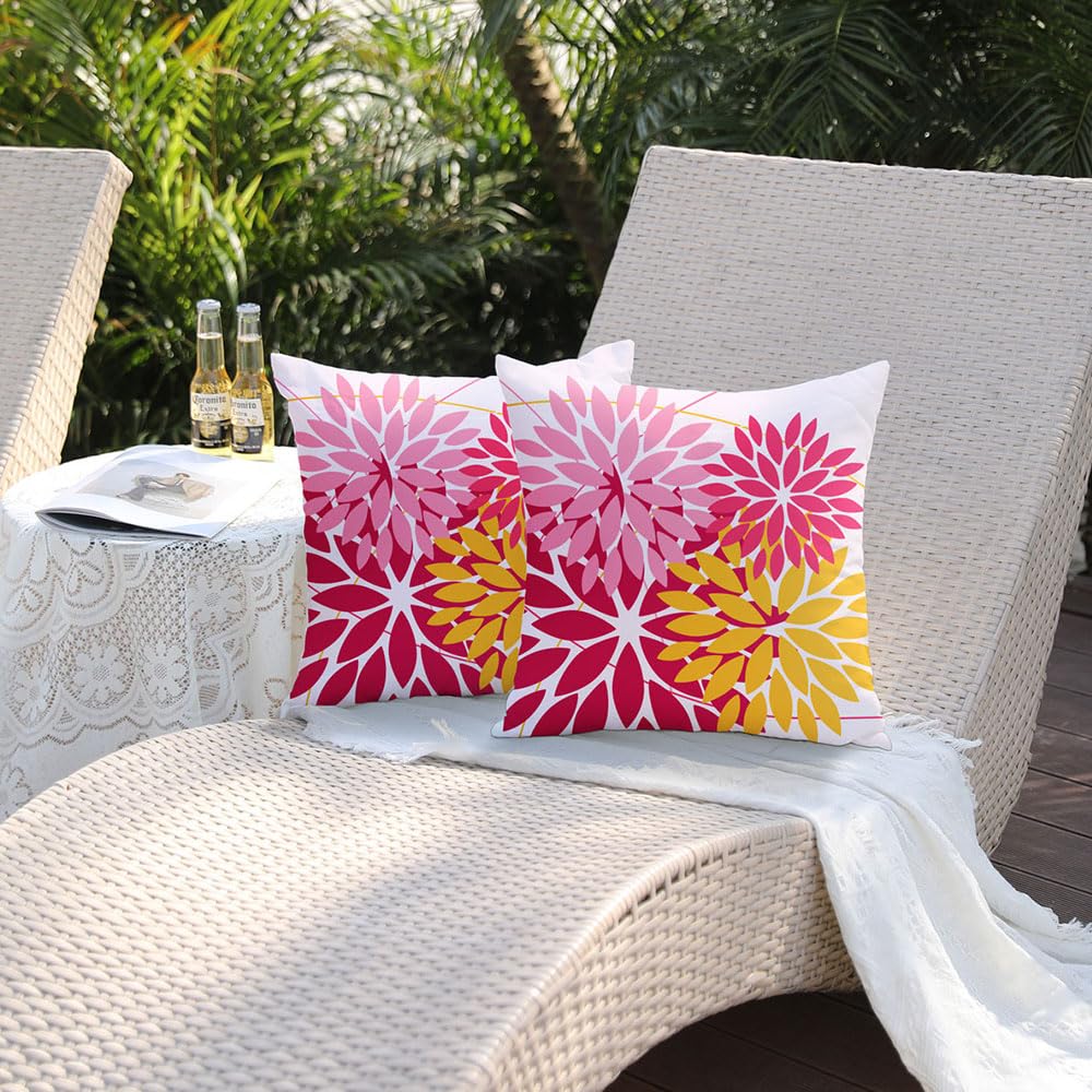 DFXSZ two-pack pillow covers for patio furniture cushions