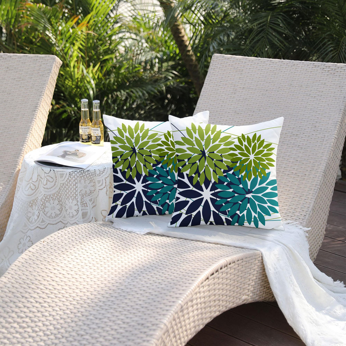 DFXSZ soft polyester outdoor pillow covers for durability and comfort