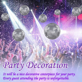DGDRHZ disco ball decor for poolside or outdoor celebrations