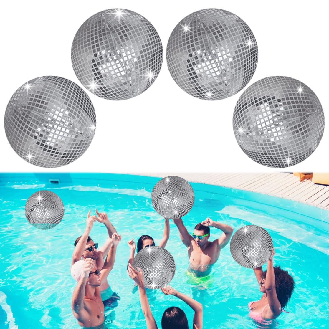 DGDRHZ disco ball set with covers and wire, ideal for indoor and outdoor events