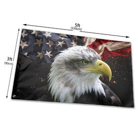 DGFhk flag 3x5 durable fade resistance for seasonal Memorial Day and 4th events.