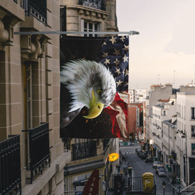 DGFhk outdoor-ready flag holds color through seasons.