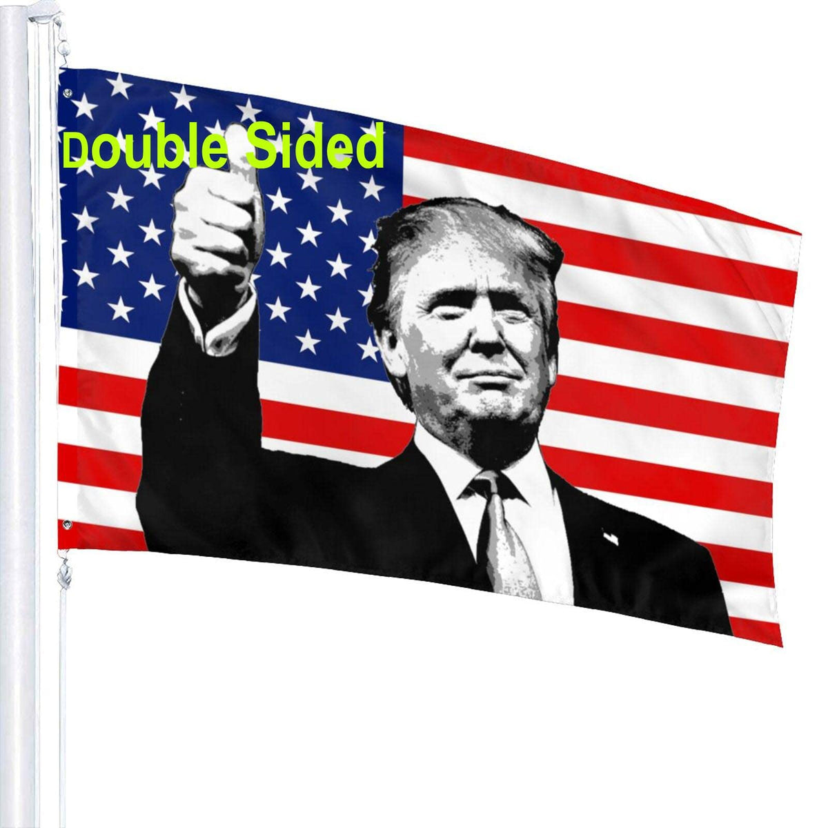 DGFhk double-sided 3x5ft flag fluttering for outdoor decoration