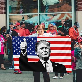DGFhk flag for patio decoration with double-sided print