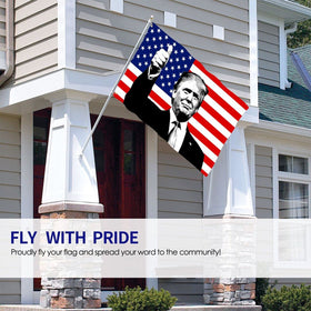 DGFhk welcome flag ideal for porch and entryways