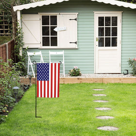 DGFhk sturdy outdoor flag withstands breeze with graceful flutter