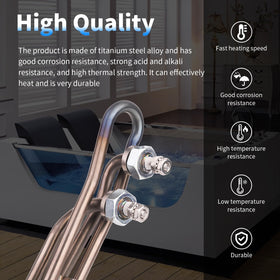 Dgqtrx Easy-screw-on design aids quick replacement.