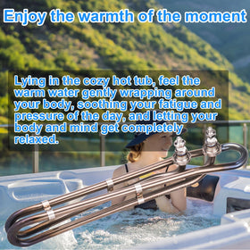 Dgqtrx Enjoy a warmer spa with efficient heating.
