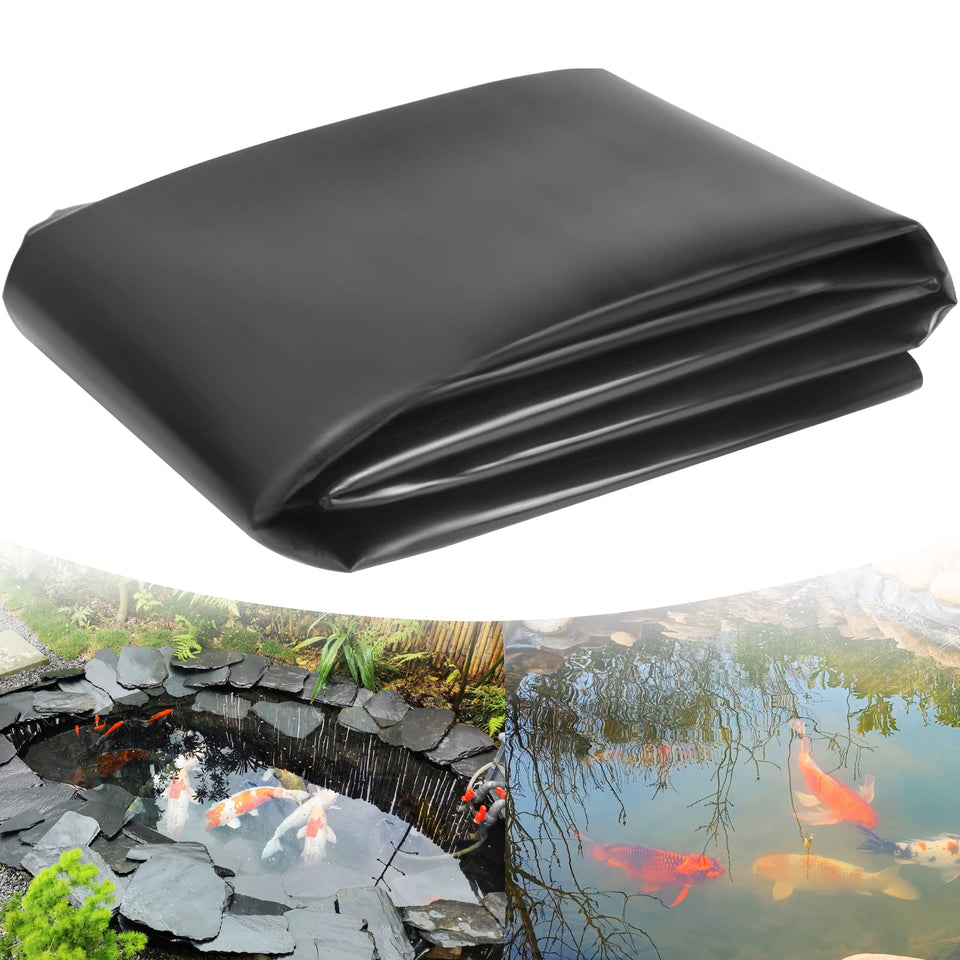 DGSL pond liner 20mil 7x10ft rolled for durable outdoor ponds.