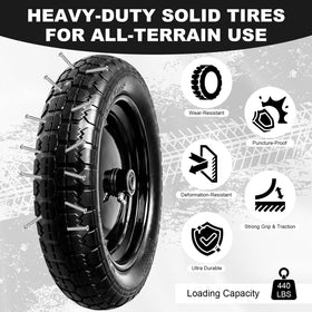DGSL wear-resistant construction tolerates mud and rocks during yard work.