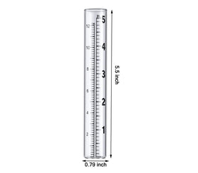 Durable plastic rain gauge tubes from dgudgu for outdoor yard use.
