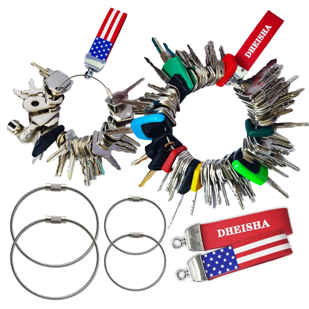 DHEISHA construction site key-use scenario with keys in action