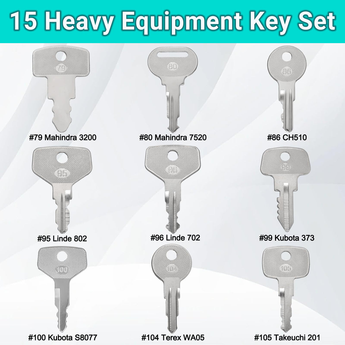 DHEISHA durable wear-resistant metal keys built for harsh job-site use.