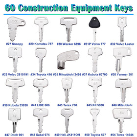 DHEISHA rugged metal keys withstand harsh jobsite conditions