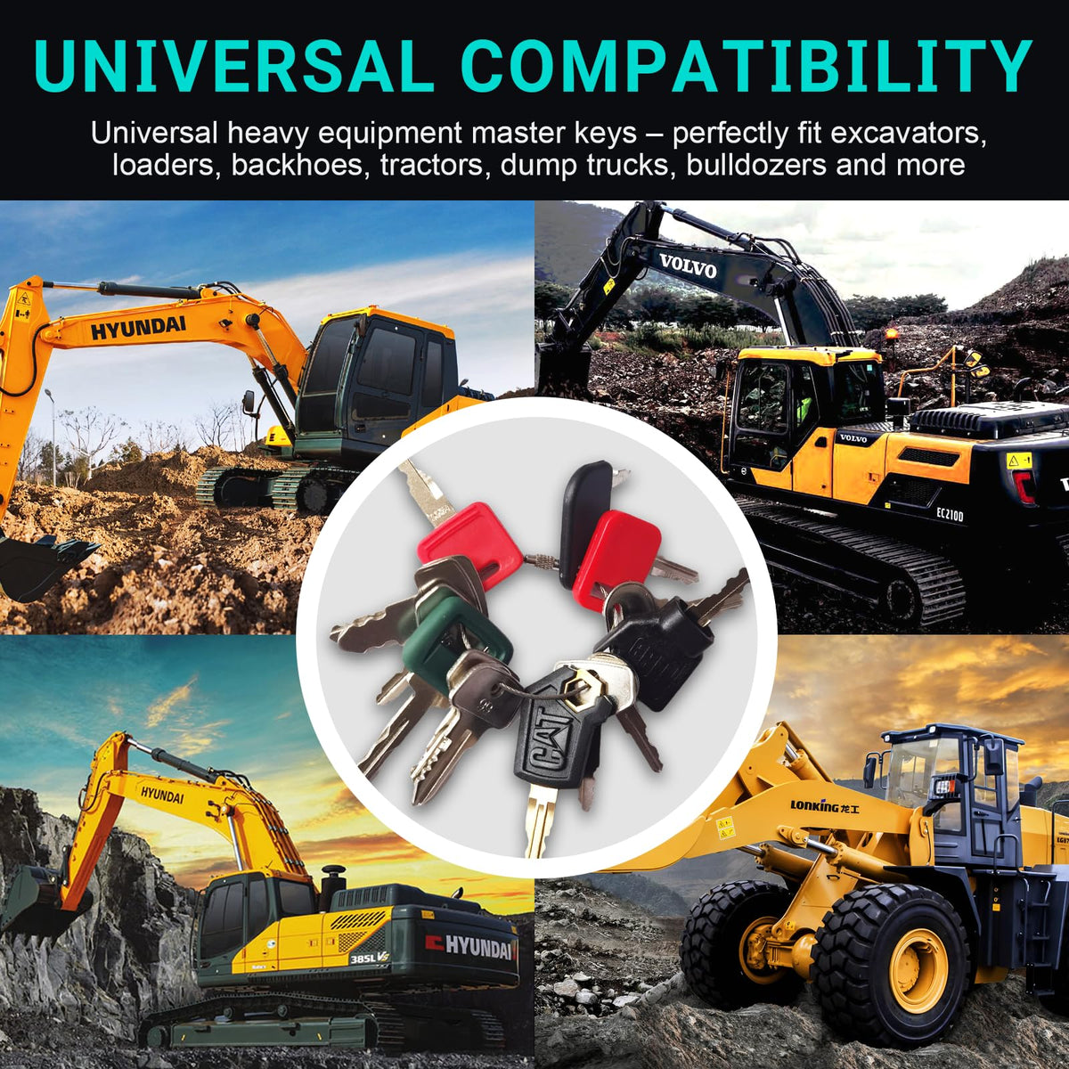 DHEISHA universal key set compatible with many brands and older models.