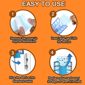 Diamondus 20-pack glue cards provide long-term replacements for easy maintenance.