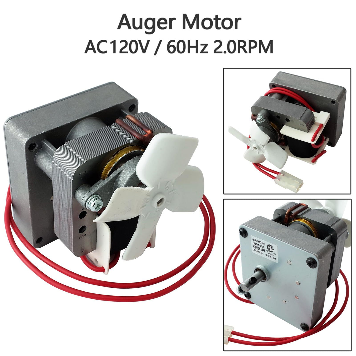 DIBAY auger motor delivering steady pellet feeding for consistent cooking