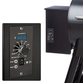 Dibay LED display showing clear temperature readouts during cooking