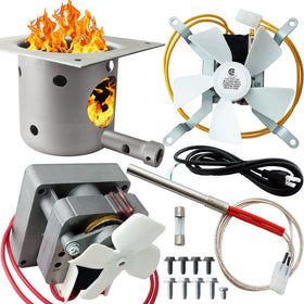 DIBAY fire burn pot component ready for Traeger and Pit Boss grills with efficient burning potential