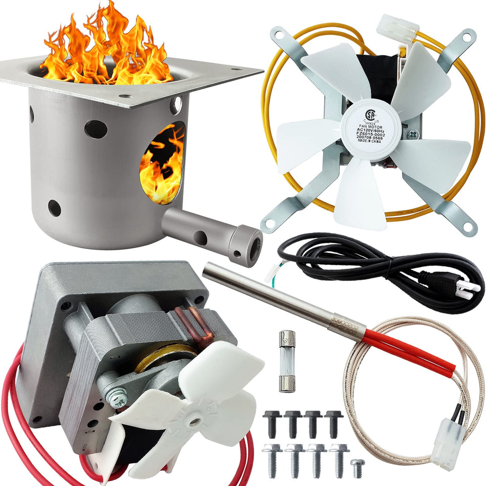 DIBAY fire burn pot component ready for Traeger and Pit Boss grills with efficient burning potential